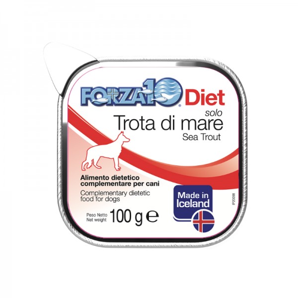 Forza10 Solo Diet Trota di Mare Umido per Cani