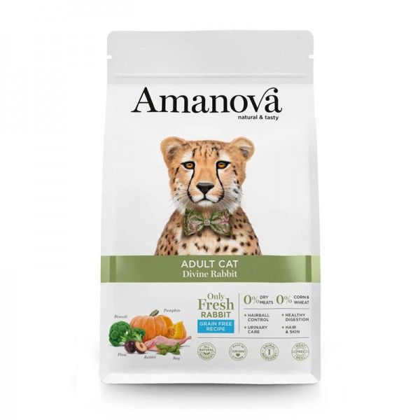 Amanova Adult al Coniglio per Gatti