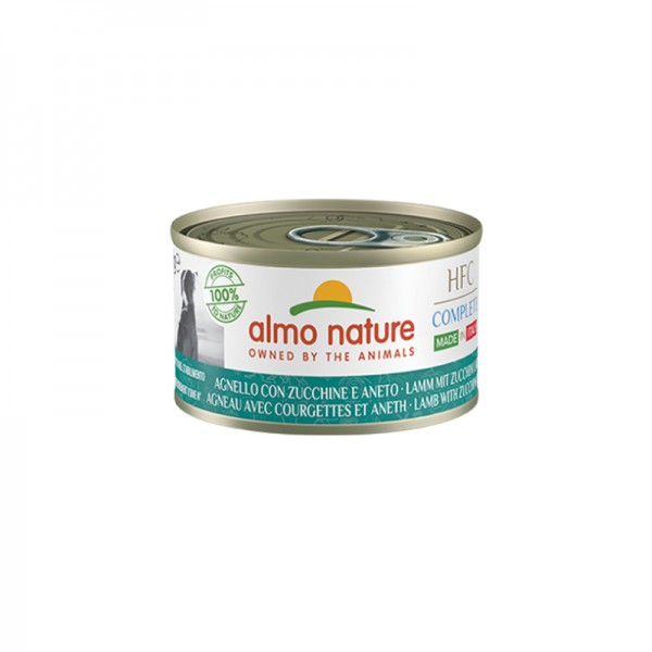 Almo Nature HFC Natural Made in Italy Agnello con Zucchini e Aneto per Cani