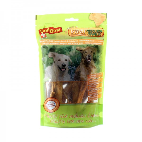 Delibest Vital Natura Snack con Olio di Salmone per Cani