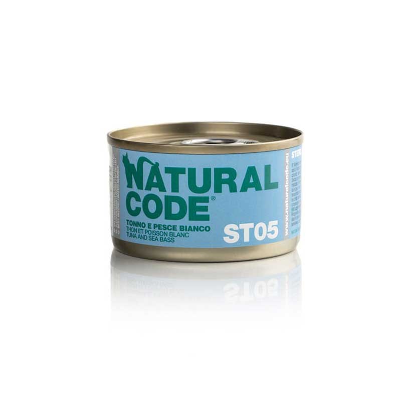 Natural Code ST05 Tonno e Pesce Bianco per Gatti Sterilizzati