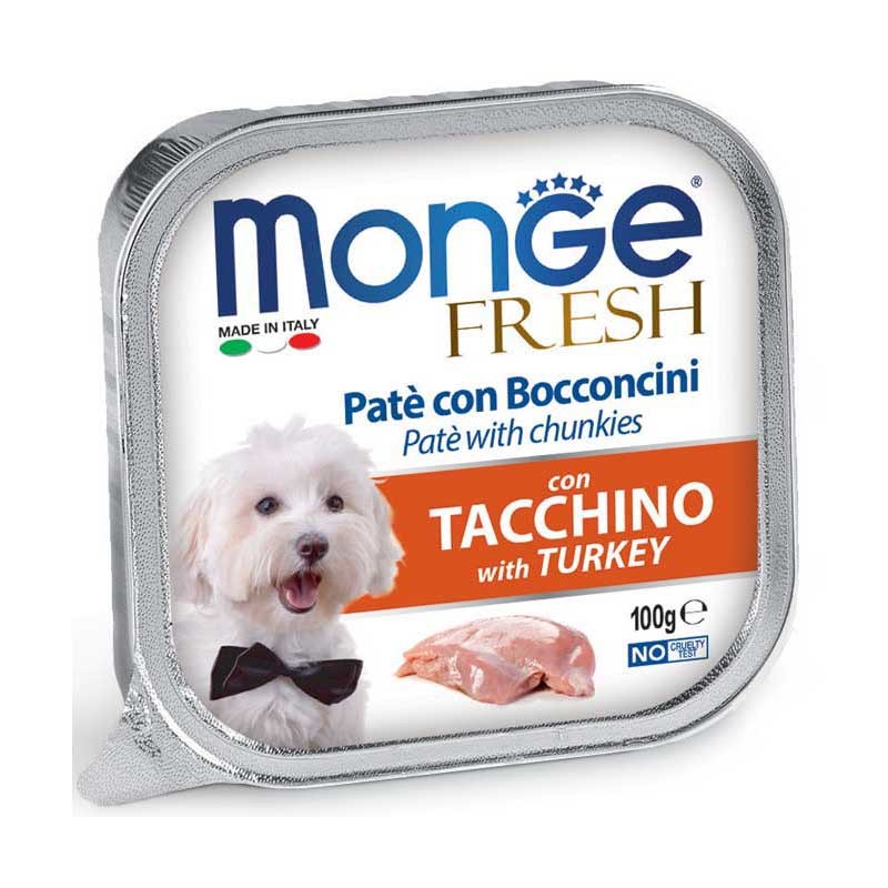 Image of Monge Fresh Adult Tacchino Umido per Cani