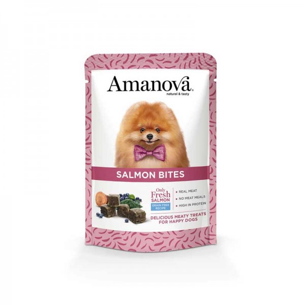 Amanova Bites al Salmone Snack per Cani