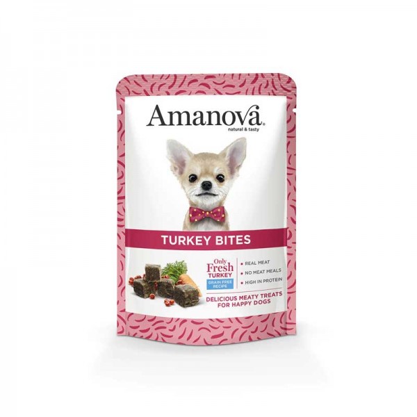 Amanova Bites al Tacchino Snack per Cani