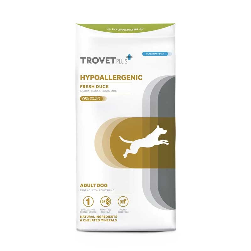 Trovet+ Hypoallergenic Anatra Fresca per Cani