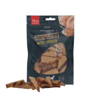Pets Unlimited Grillers Pollo Snack per Cani