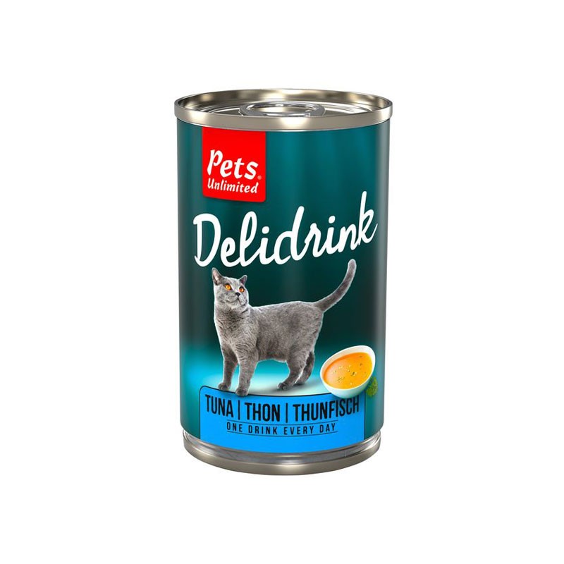 Image of Pets Unlimited Delidrink al Tonno Snack per Gatti