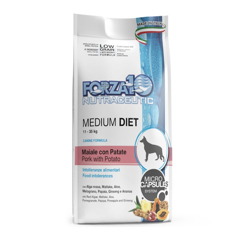 Forza10 Medium Diet Low Grain Maiale e Patate