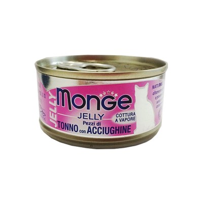 Monge Jelly Pezzettini Tonno e Acciughine