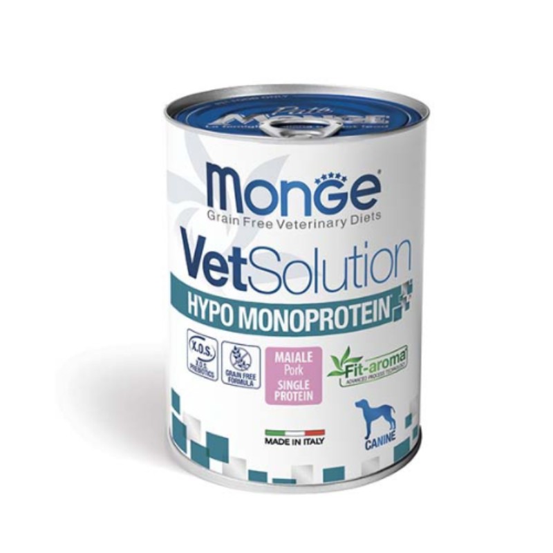 Monge VetSolution Hypo Monoprotein Maiale Umido per Cani