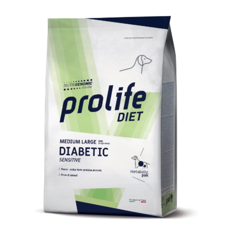 Prolife Diabetic Sensitive Medium e Large Veterinary Formula
