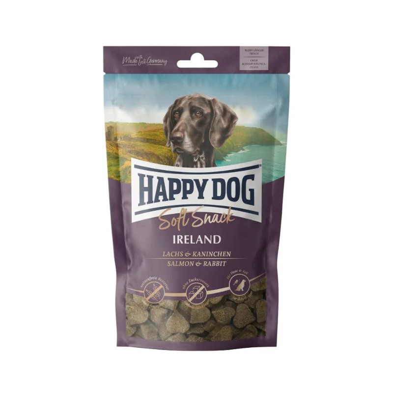 Image of Happy Dog Soft Snack Ireland al Salmone e Coniglio per Cani