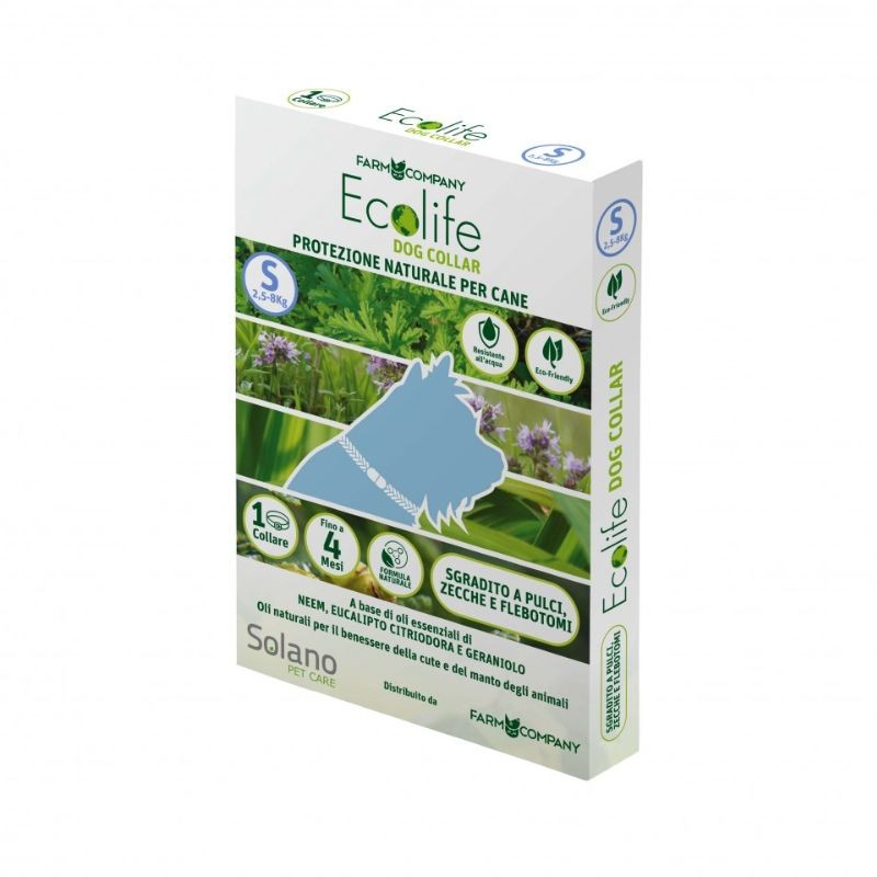 Image of Ecolife Collare Antiparassitario Cane 2,5-8 Kg