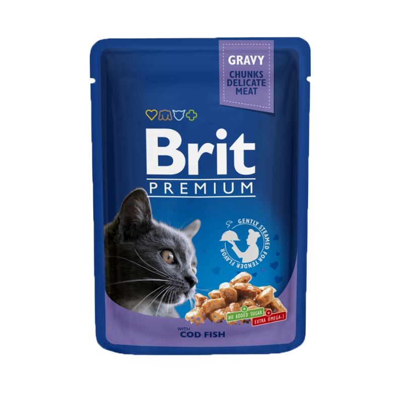 Brit Premium Pezzi di Merluzzo per Gatti