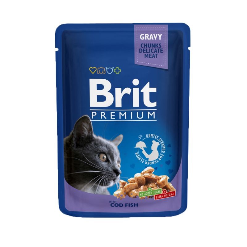 Image of Brit Premium Pezzi di Merluzzo per Gatti