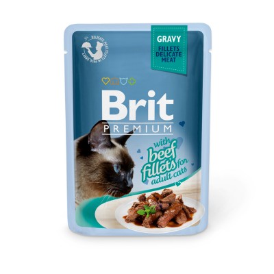 Brit Premium Filetti di Manzo per Gatti