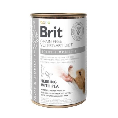 Brit Veterinary Diet Joint & Mobility Aringa e Piselli per Cani