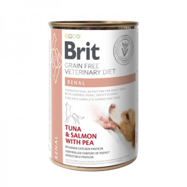 Brit Veterinary Diet Renal Tonno e Salmone Umido per Cani