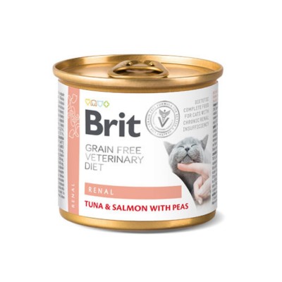 Brit Veterinary Diet Renal Tonno e Salmone Umido per Gatti
