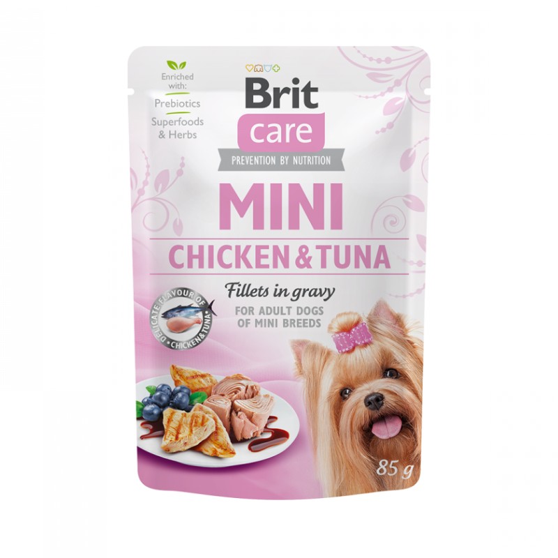 Brit Care Mini Pollo e Tonno in Salsa per Cani