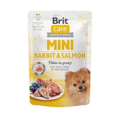 Brit Care Mini Coniglio e Salmone in Salsa per Cani
