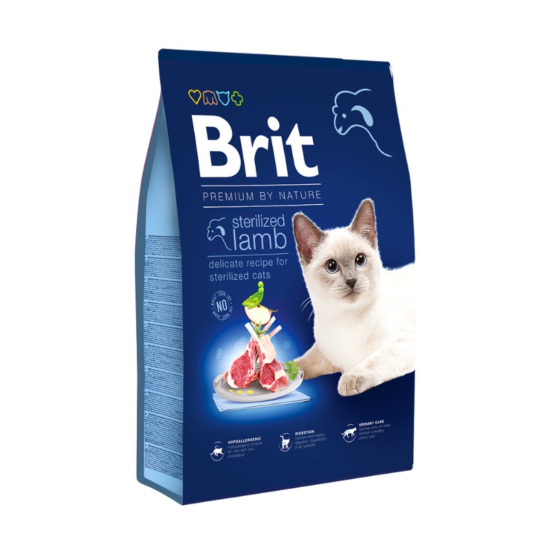 Image of Brit Premium Sterilized Agnello Per Gatti