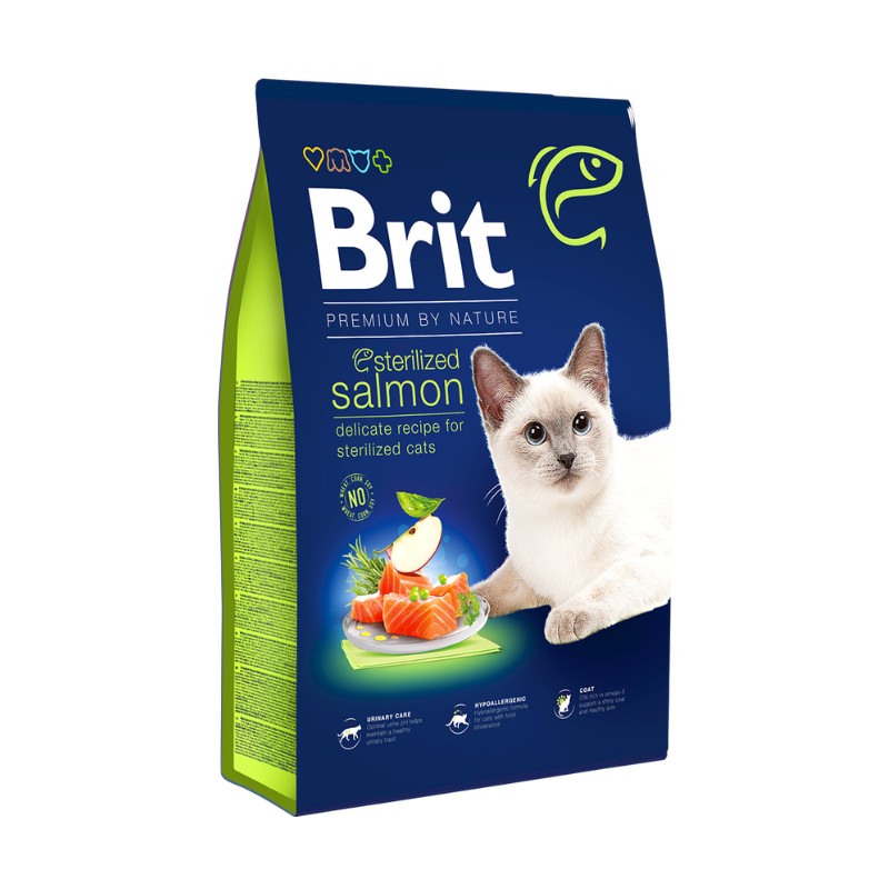 Image of Brit Premium Sterilized Salmone Per Gatti