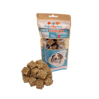 Dogslikefish Snack al Merluzzo Tritato