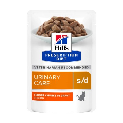 Hill's s/d Urinary Care con Pollo Prescription Diet Feline Umido in Busta