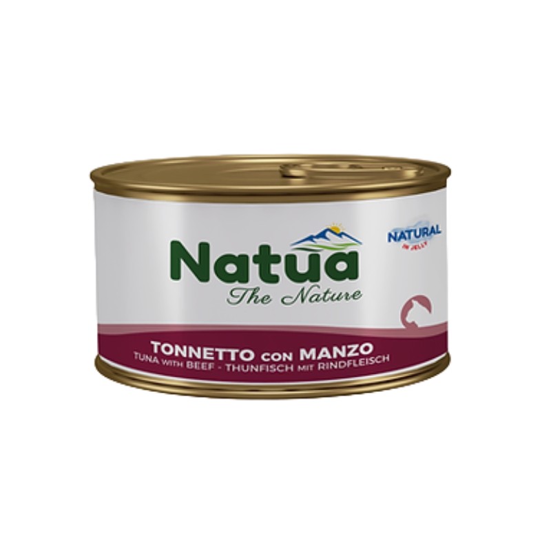 Natua Natural Jelly Tonnetto e Manzo 85g per Gatti