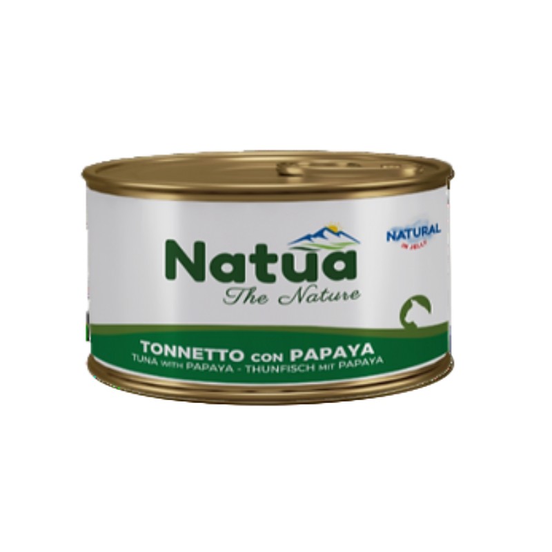 Natua Natural Jelly Tonnetto e Papaya 85g per Gatti