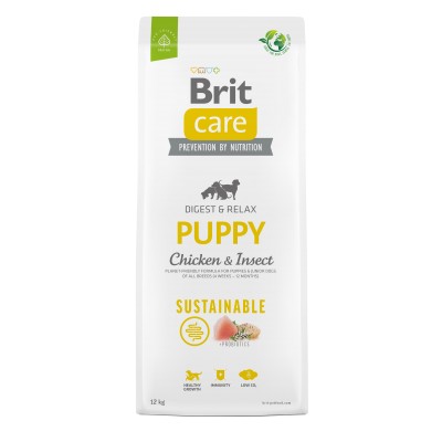 Brit Care Sustainable Puppy Pollo e Insetti Per Cani
