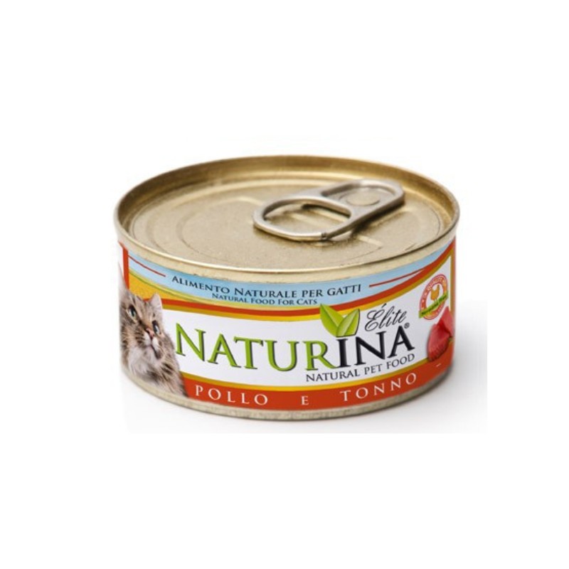 Image of Naturina Elite Filetti di pollo con Tonno per Gatti
