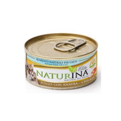 Naturina Elite Filetti di pollo con Anatra per Gatti