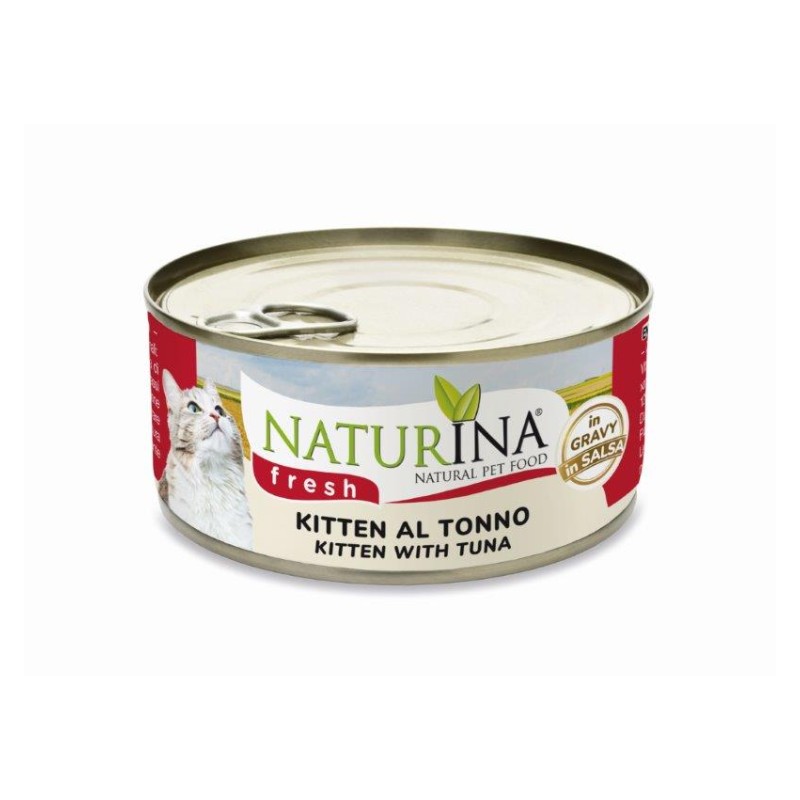 Image of Naturina Fresh Kitten al Tonno in salsa per Gattini