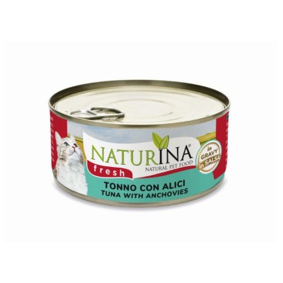 Naturina Fresh Tonno con Alici in salsa per Gatti