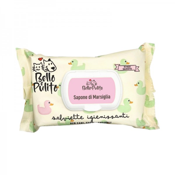 Bello e Pulito Salviette Bio al Sapone di Marsiglia