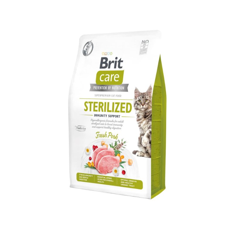 Image of Brit Care Sterilized Immunity Support Grain Free per Gatti