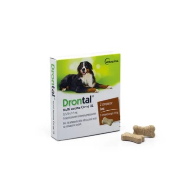 Drontal Multi Aroma Carne XL Compresse per Cani