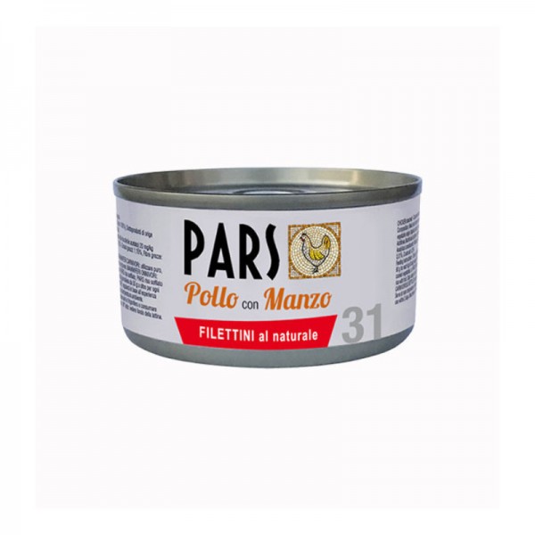 Pars Monoproteico Naturale Pollo con Manzo per Cani e Gatti 85g