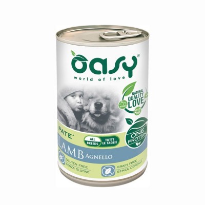 Oasy Umido Monoproteico Agnello per Cani 400gr