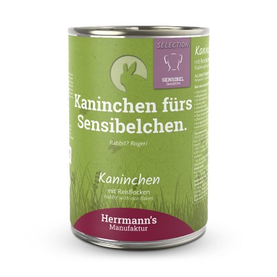 Herrmann's Selection Coniglio con Fiocchi di Riso per Cani