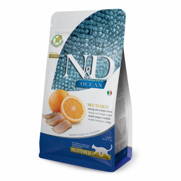 Farmina N&D Ocean Aringa Adult Neutered per Gatti