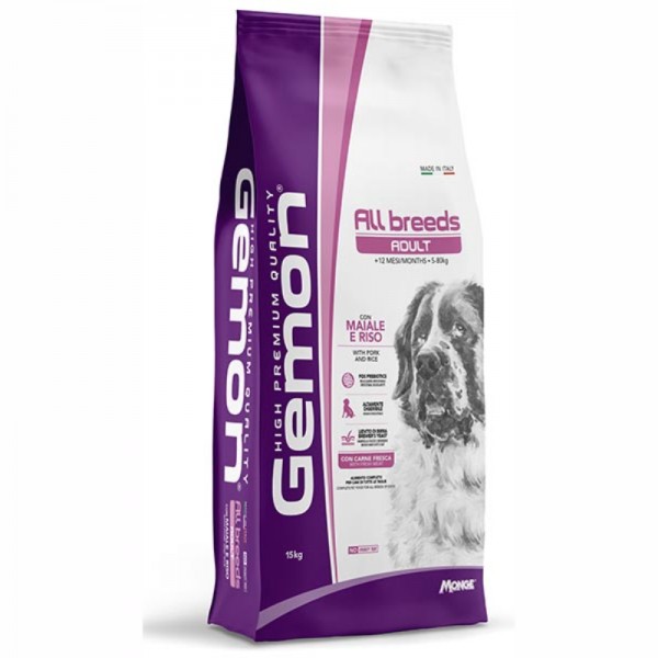 Gemon All Breeds Adult con Maiale e Riso per Cane