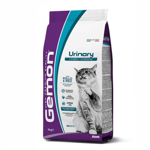 Gemon Urinary con Pollo e Riso per Gatti