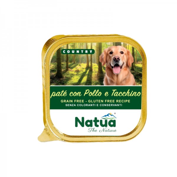 Natua Country Pollo e Tacchino per Cani