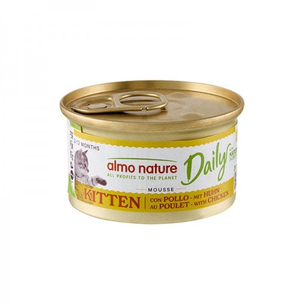 Almo Nature Daily Mousse Kitten con Pollo per Gattini 85gr