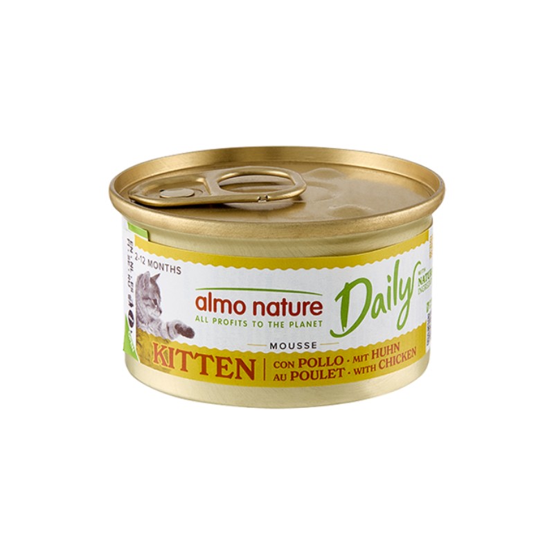 Almo Nature Daily Mousse Kitten con Pollo per Gattini 85gr