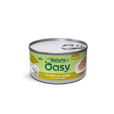 Oasy Natury Soft Jelly con Tonnetto e Mango Umido per Gatti