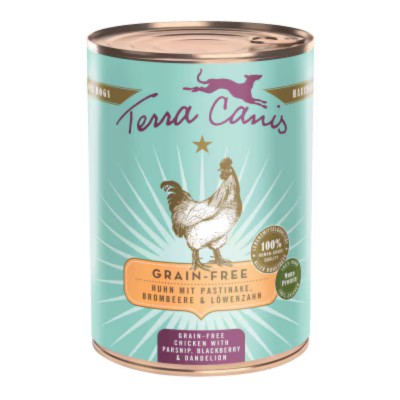 Terra Canis Pollo con Pastinaca, Mora e Dente di leone Grain-free